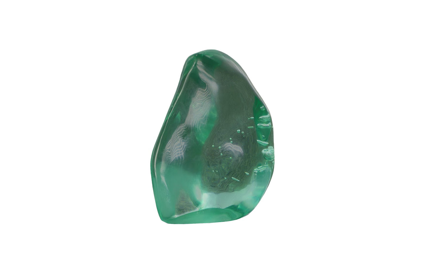 Polished Obsidian Stone, Small, Green